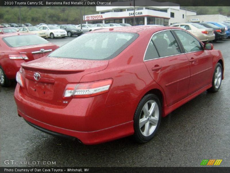 Barcelona Red Metallic / Dark Charcoal 2010 Toyota Camry SE