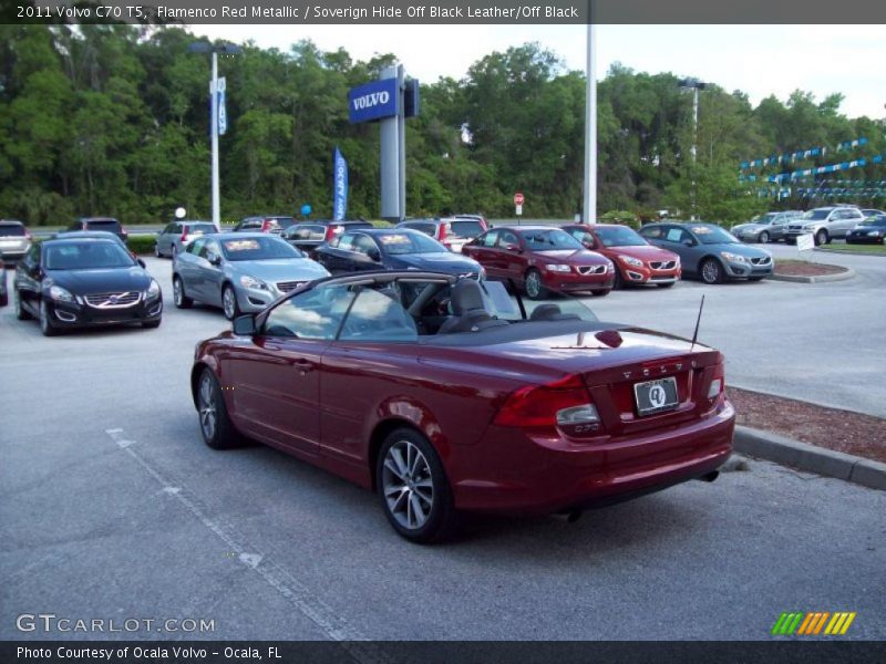 Flamenco Red Metallic / Soverign Hide Off Black Leather/Off Black 2011 Volvo C70 T5