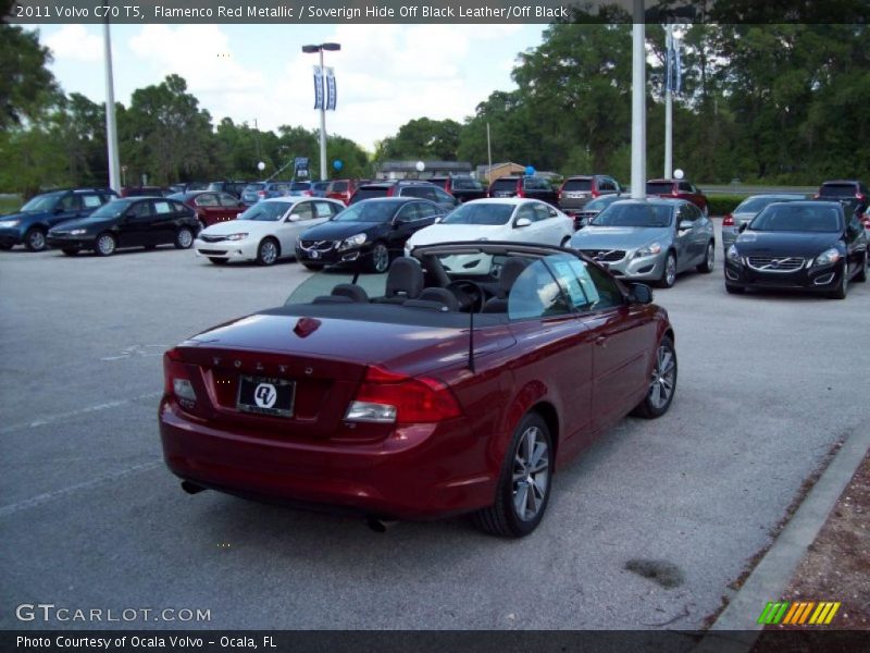 Flamenco Red Metallic / Soverign Hide Off Black Leather/Off Black 2011 Volvo C70 T5