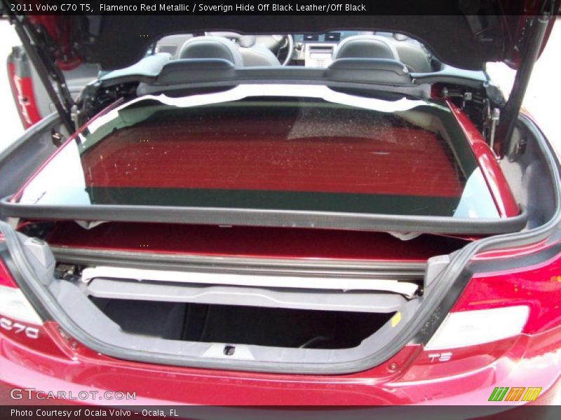 Flamenco Red Metallic / Soverign Hide Off Black Leather/Off Black 2011 Volvo C70 T5