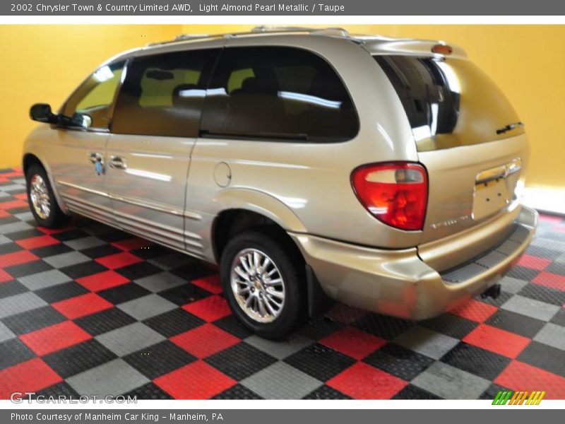 Light Almond Pearl Metallic / Taupe 2002 Chrysler Town & Country Limited AWD