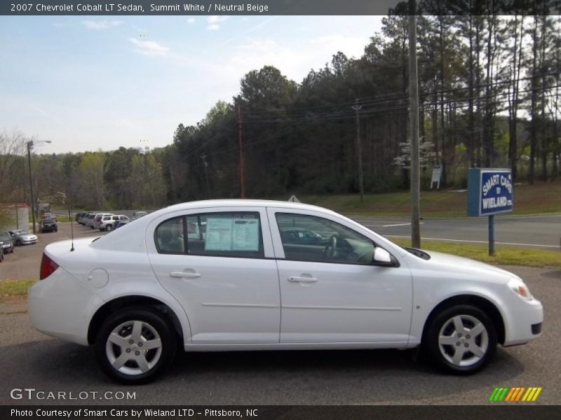 Summit White / Neutral Beige 2007 Chevrolet Cobalt LT Sedan