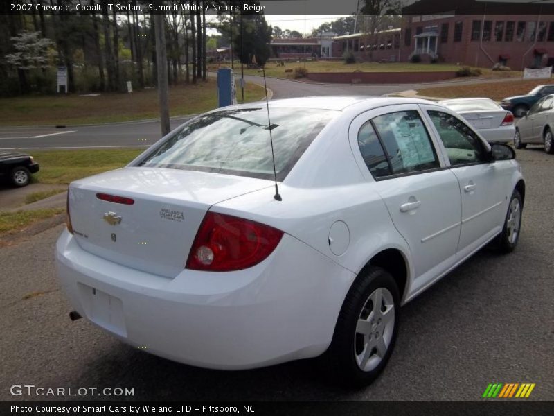Summit White / Neutral Beige 2007 Chevrolet Cobalt LT Sedan