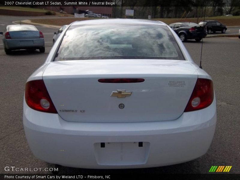 Summit White / Neutral Beige 2007 Chevrolet Cobalt LT Sedan