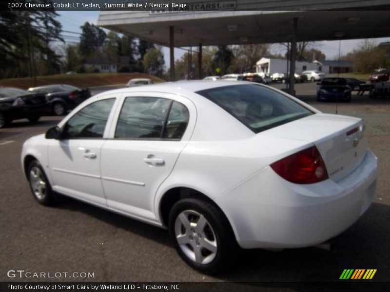Summit White / Neutral Beige 2007 Chevrolet Cobalt LT Sedan