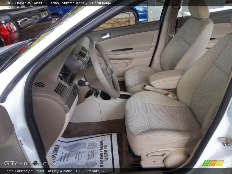 Summit White / Neutral Beige 2007 Chevrolet Cobalt LT Sedan