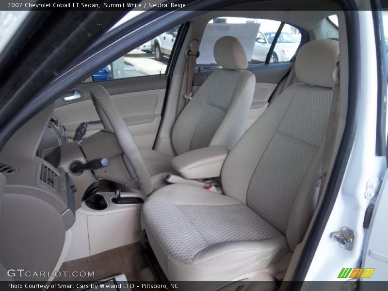 Summit White / Neutral Beige 2007 Chevrolet Cobalt LT Sedan