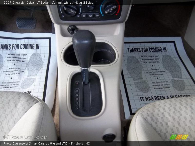 Summit White / Neutral Beige 2007 Chevrolet Cobalt LT Sedan