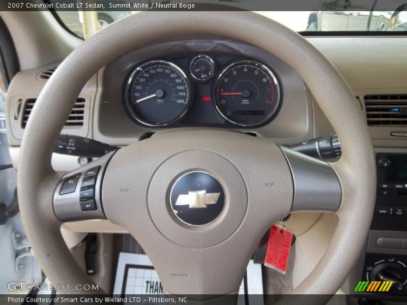 Summit White / Neutral Beige 2007 Chevrolet Cobalt LT Sedan