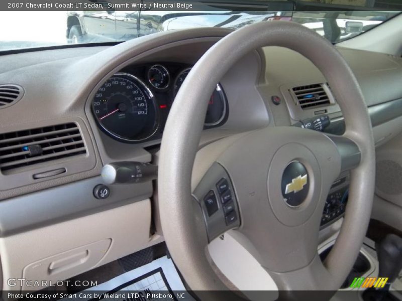 Summit White / Neutral Beige 2007 Chevrolet Cobalt LT Sedan