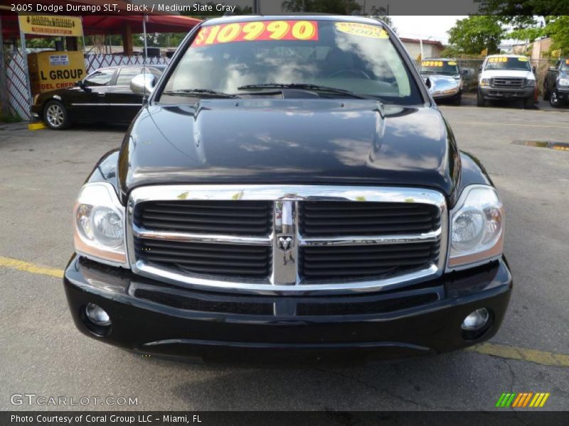Black / Medium Slate Gray 2005 Dodge Durango SLT
