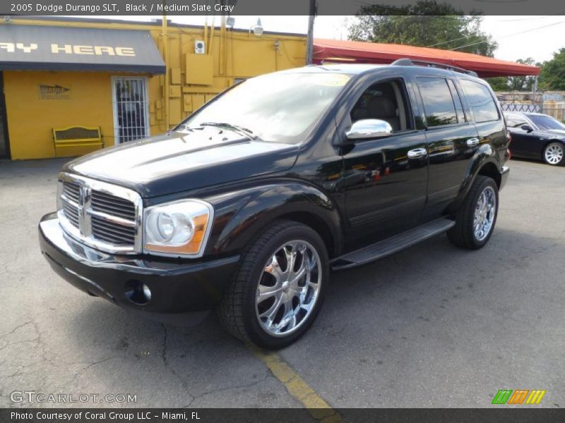 Black / Medium Slate Gray 2005 Dodge Durango SLT
