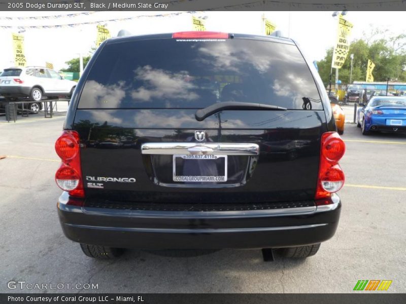 Black / Medium Slate Gray 2005 Dodge Durango SLT
