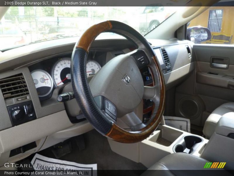 Black / Medium Slate Gray 2005 Dodge Durango SLT
