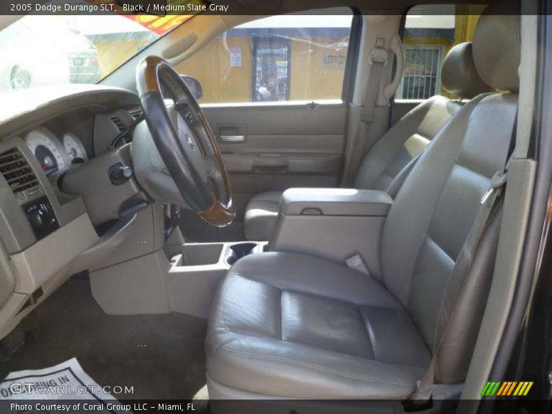 Black / Medium Slate Gray 2005 Dodge Durango SLT