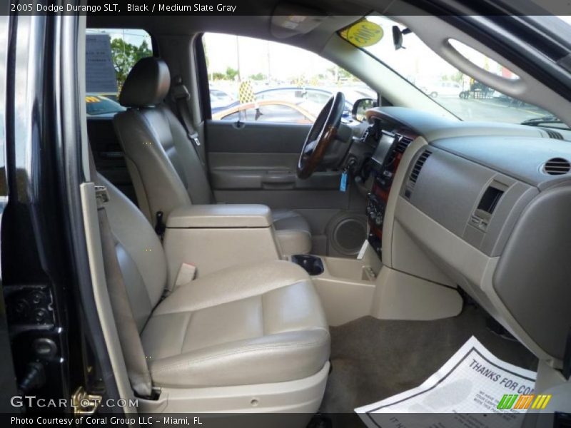 Black / Medium Slate Gray 2005 Dodge Durango SLT