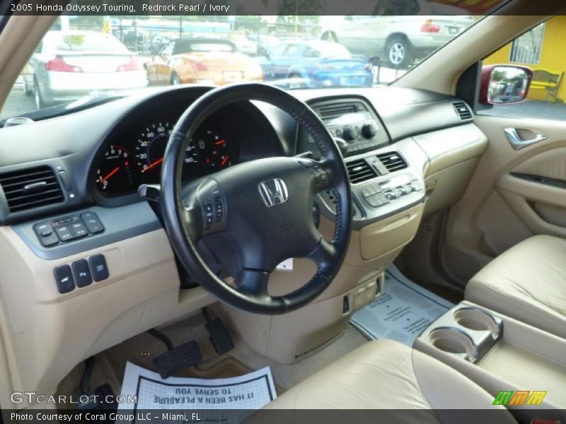 Redrock Pearl / Ivory 2005 Honda Odyssey Touring