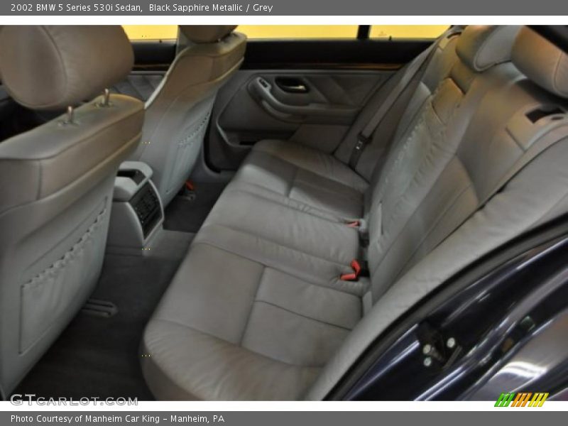 Black Sapphire Metallic / Grey 2002 BMW 5 Series 530i Sedan