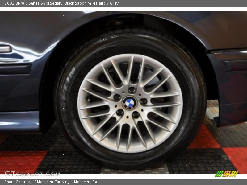 Black Sapphire Metallic / Grey 2002 BMW 5 Series 530i Sedan