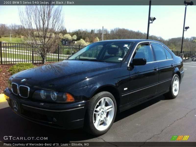 Jet Black / Black 2003 BMW 5 Series 540i Sedan