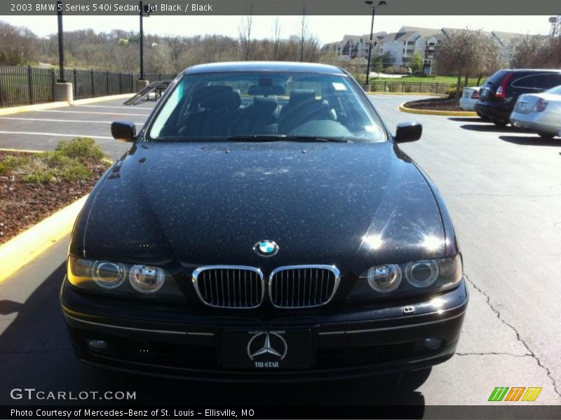 Jet Black / Black 2003 BMW 5 Series 540i Sedan