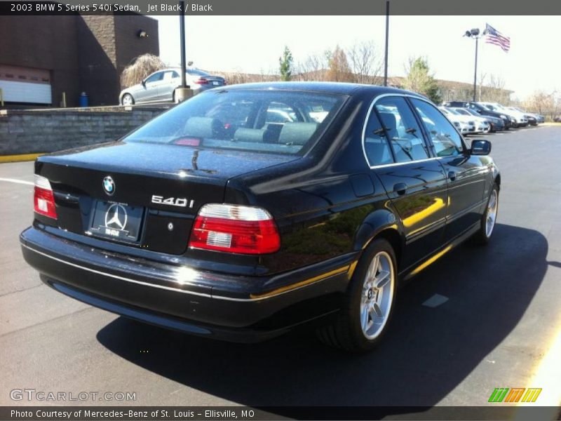 Jet Black / Black 2003 BMW 5 Series 540i Sedan