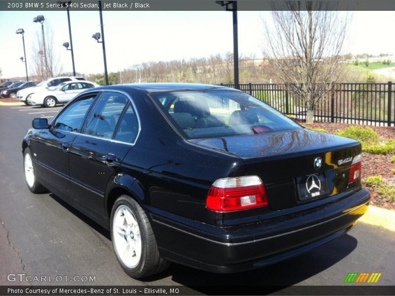 Jet Black / Black 2003 BMW 5 Series 540i Sedan