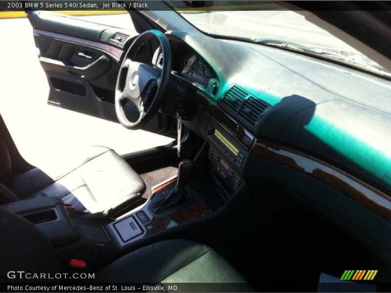 Jet Black / Black 2003 BMW 5 Series 540i Sedan