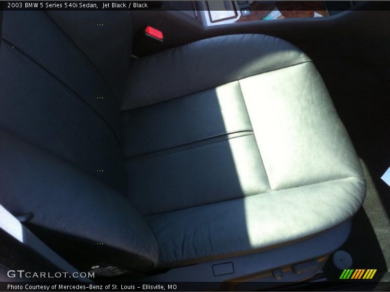 Jet Black / Black 2003 BMW 5 Series 540i Sedan