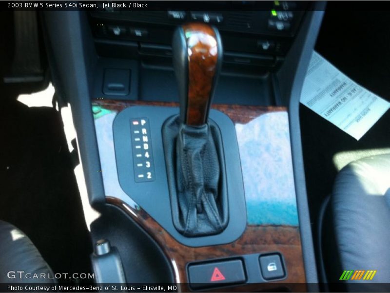 Jet Black / Black 2003 BMW 5 Series 540i Sedan