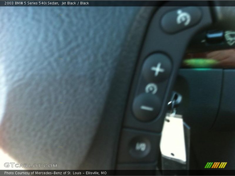 Jet Black / Black 2003 BMW 5 Series 540i Sedan