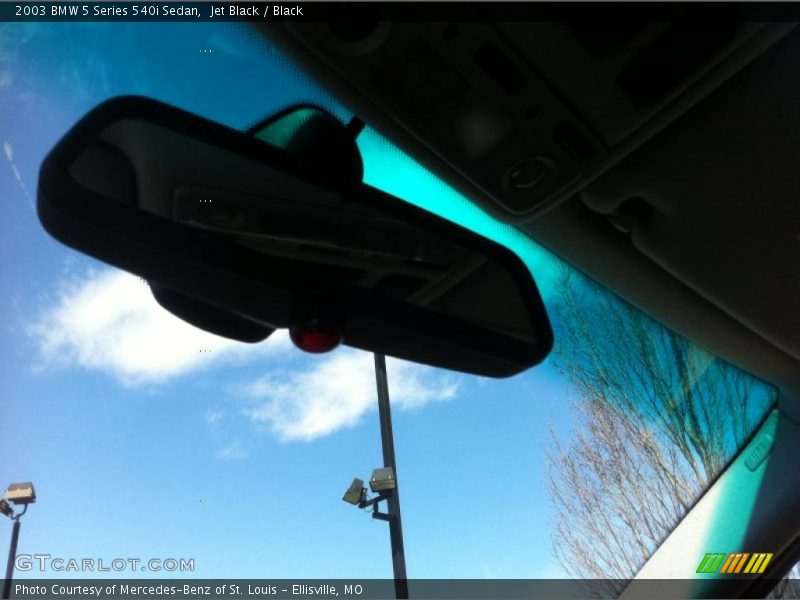 Jet Black / Black 2003 BMW 5 Series 540i Sedan