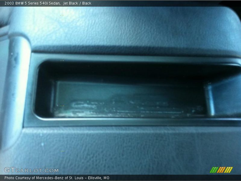 Jet Black / Black 2003 BMW 5 Series 540i Sedan