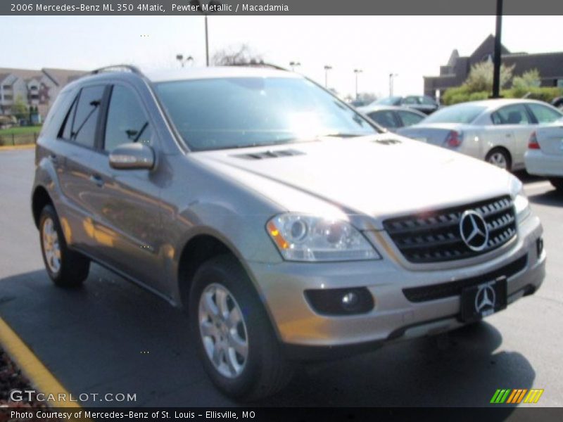 Pewter Metallic / Macadamia 2006 Mercedes-Benz ML 350 4Matic