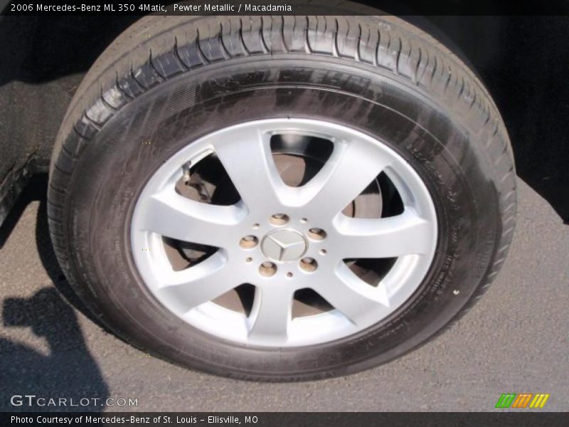 Pewter Metallic / Macadamia 2006 Mercedes-Benz ML 350 4Matic