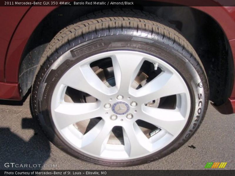 Barolo Red Metallic / Almond/Black 2011 Mercedes-Benz GLK 350 4Matic