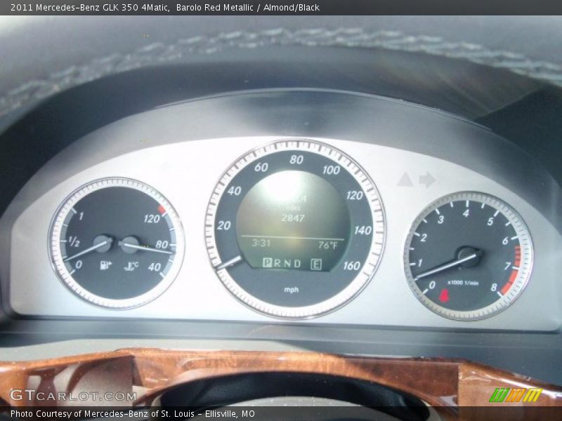 Barolo Red Metallic / Almond/Black 2011 Mercedes-Benz GLK 350 4Matic