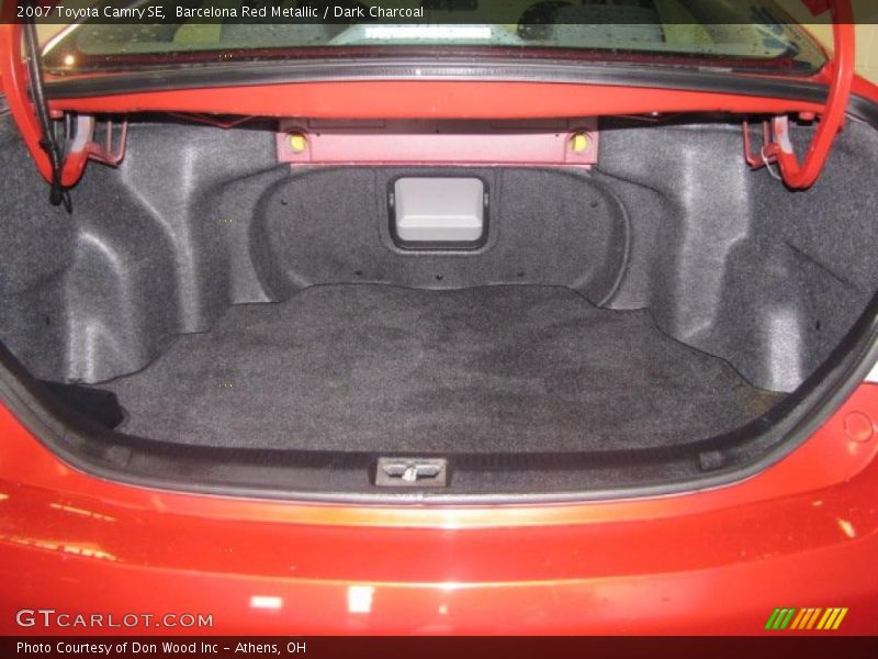 Barcelona Red Metallic / Dark Charcoal 2007 Toyota Camry SE