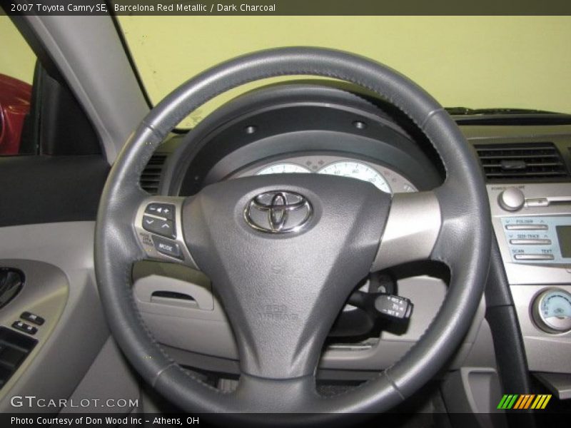Barcelona Red Metallic / Dark Charcoal 2007 Toyota Camry SE