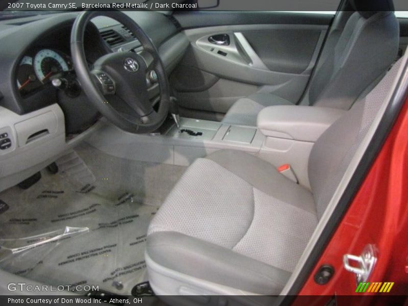 Barcelona Red Metallic / Dark Charcoal 2007 Toyota Camry SE