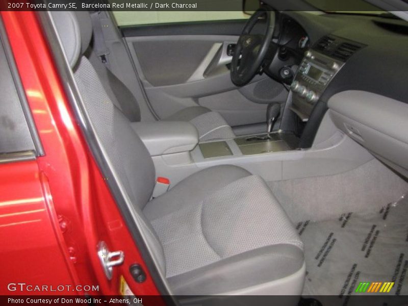 Barcelona Red Metallic / Dark Charcoal 2007 Toyota Camry SE