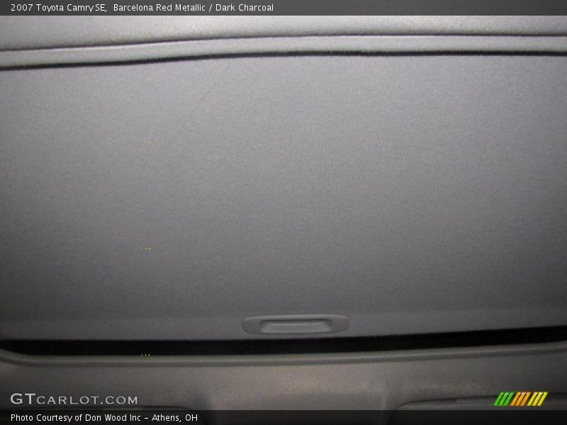 Barcelona Red Metallic / Dark Charcoal 2007 Toyota Camry SE