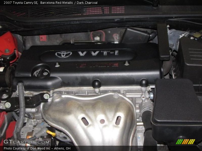 Barcelona Red Metallic / Dark Charcoal 2007 Toyota Camry SE