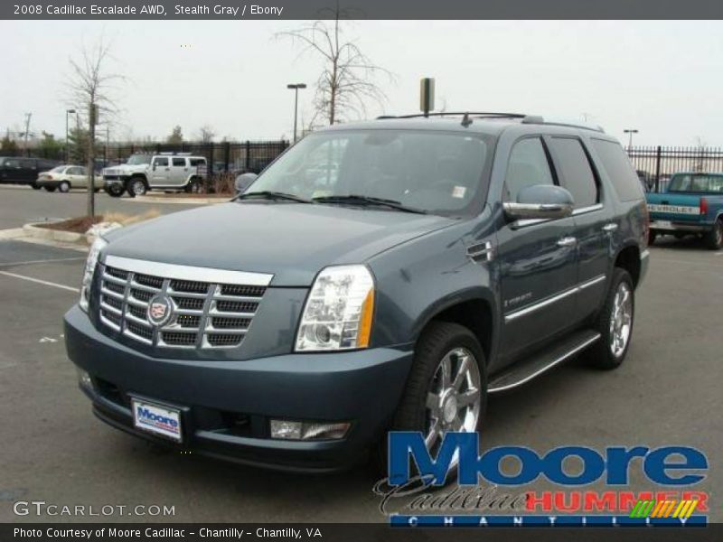 Stealth Gray / Ebony 2008 Cadillac Escalade AWD