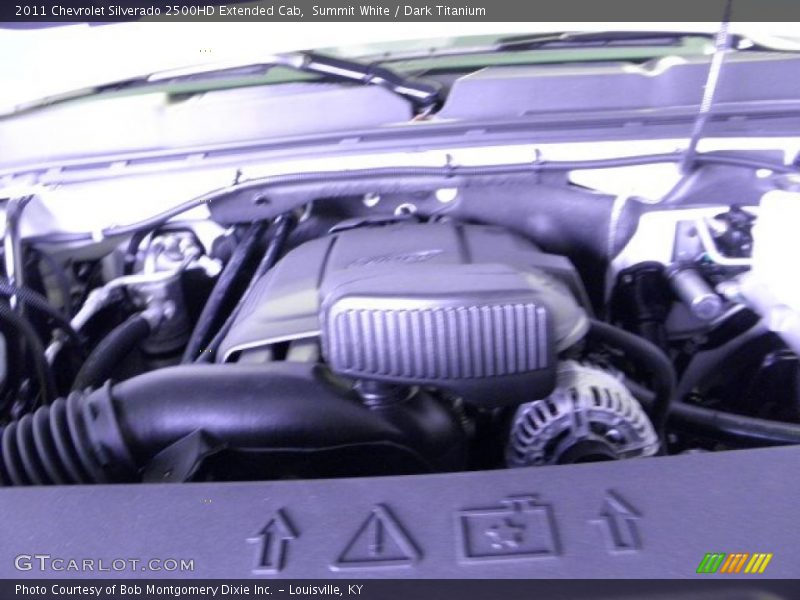 Summit White / Dark Titanium 2011 Chevrolet Silverado 2500HD Extended Cab