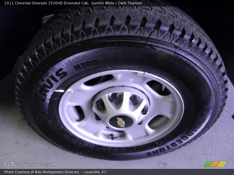 Summit White / Dark Titanium 2011 Chevrolet Silverado 2500HD Extended Cab