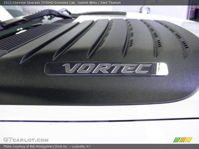 Summit White / Dark Titanium 2011 Chevrolet Silverado 2500HD Extended Cab