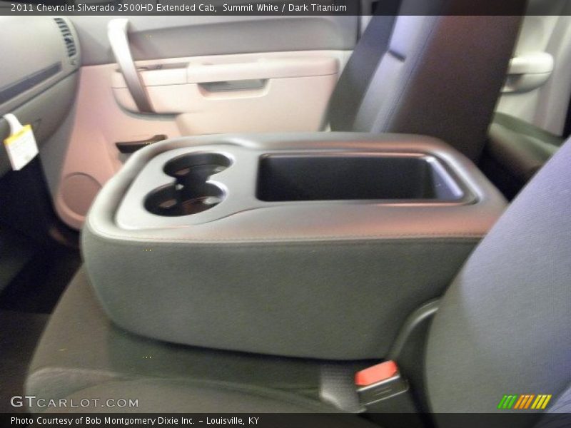 Summit White / Dark Titanium 2011 Chevrolet Silverado 2500HD Extended Cab