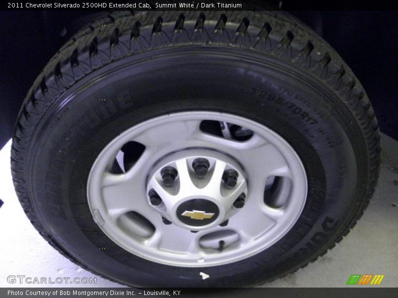 Summit White / Dark Titanium 2011 Chevrolet Silverado 2500HD Extended Cab