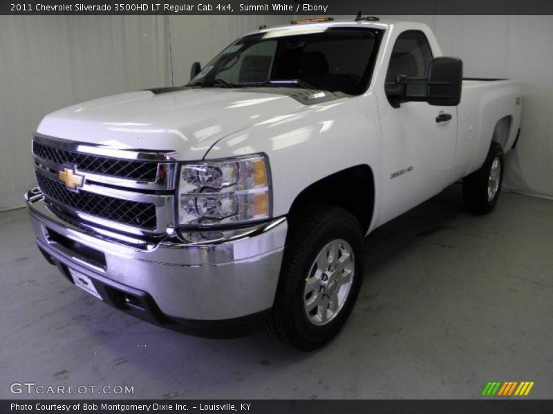 Summit White / Ebony 2011 Chevrolet Silverado 3500HD LT Regular Cab 4x4